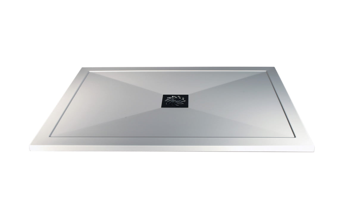 25mm Ultra-Slim 1200mm x 700mm Rectangular Tray & Waste, Etoile,