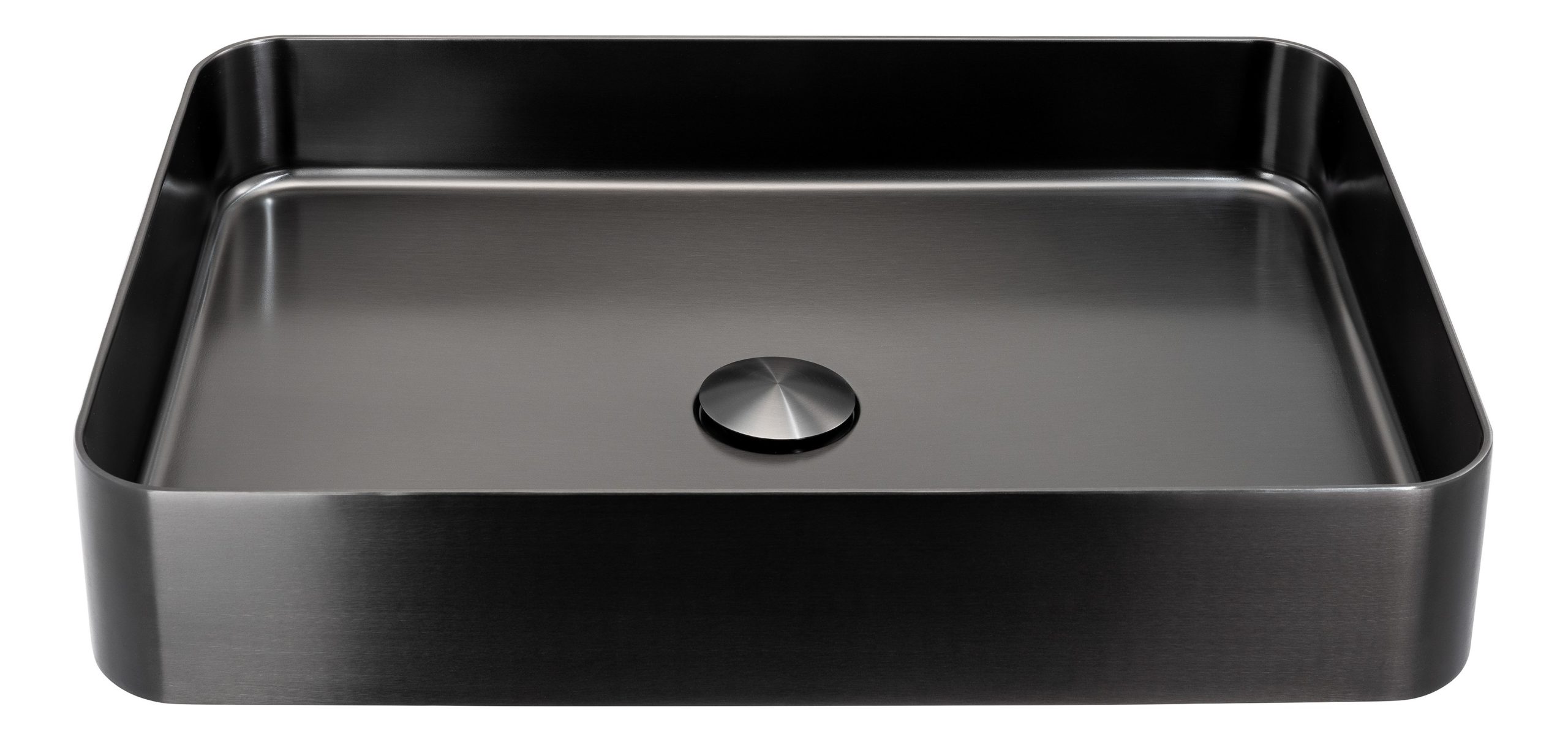 Basin Only, Abode Iox 500x350mm Tablet Steel Basin - PVD Black