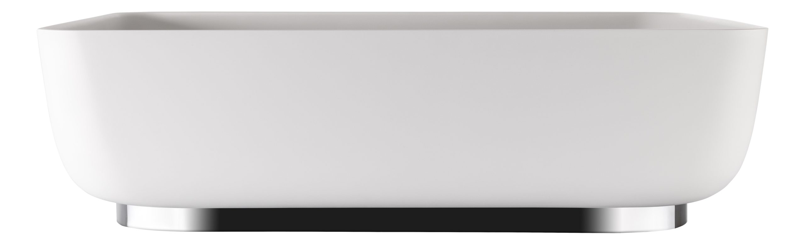 Basin Only, Abode Cava 450x350mm Tablet Basin - Chalk White - Image 4