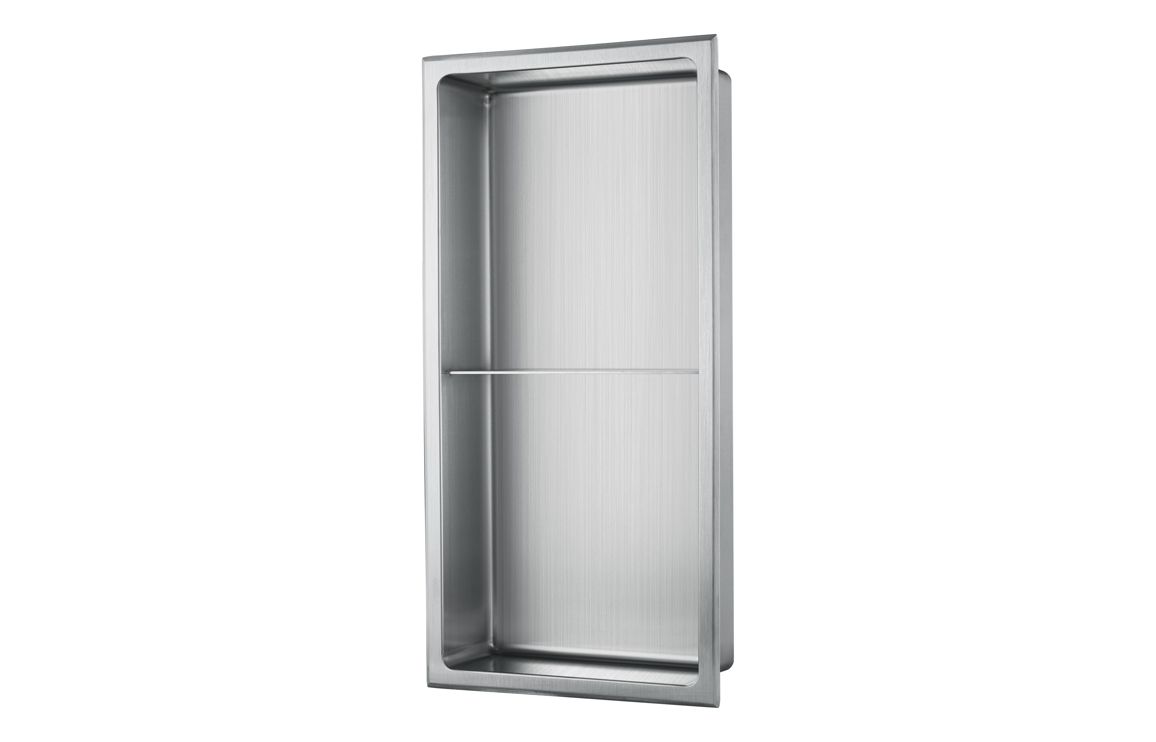 Bathroom Accessories, 610x305mm Bathroom Niche - St/Steel