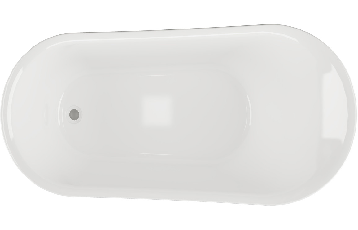 Freestanding Bath, Theoisse Freestanding 1620x700x770mm 0TH Bath w/Feet - Image 3