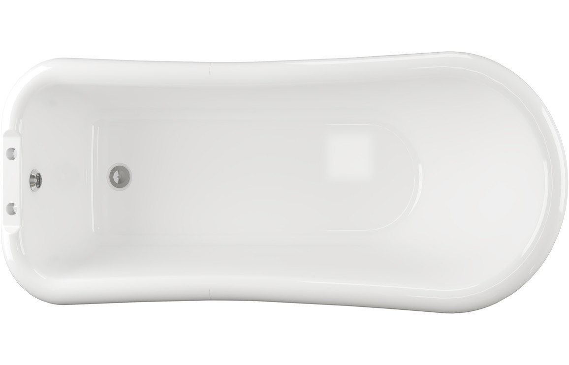 Freestanding Bath, Sylaria Freestanding 1530x670x760mm 2TH Bath w/Feet - Image 3