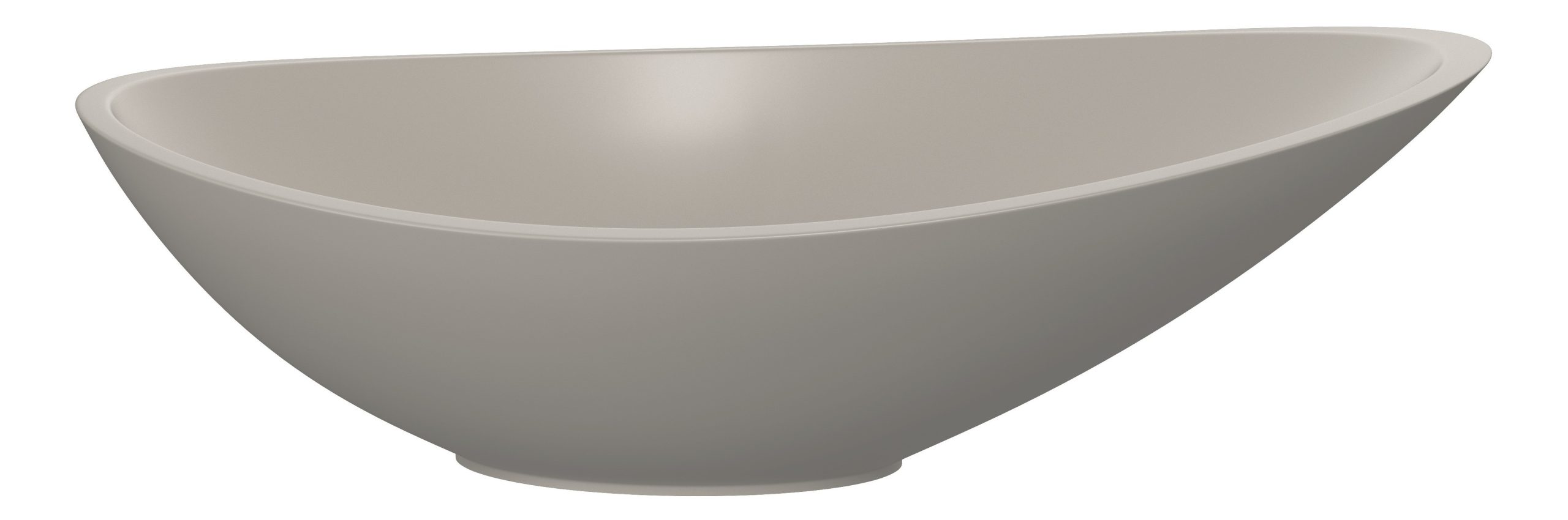 Countertop/Vessel Washbowl, Rosaisse 564x323mm 0TH Resin Washbowl - Latte