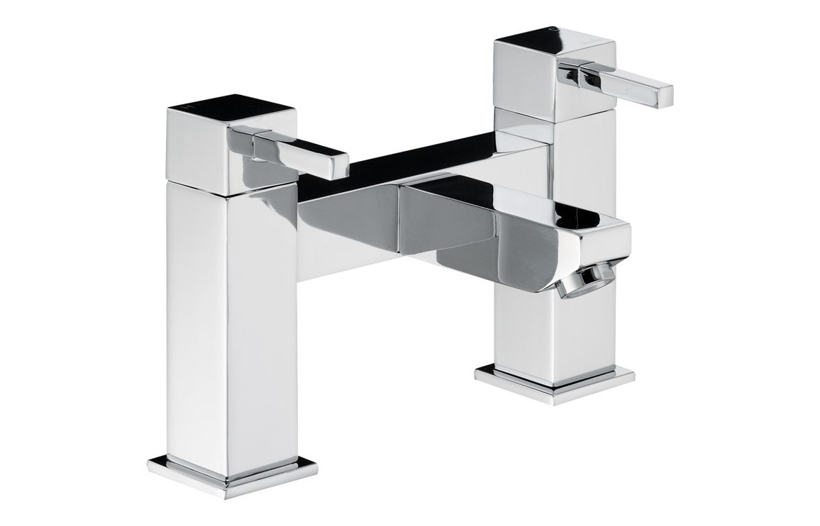 Abode Zeal Deck Mounted Bath Filler - Chrome, Bathroom Taps