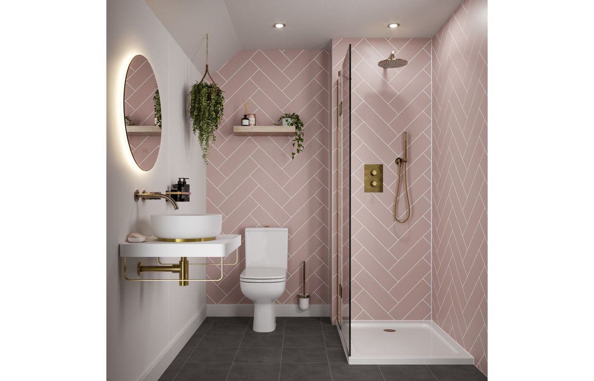 Abode Kite Concealed Shower (2 Exit) - Antique Brass - Image 3
