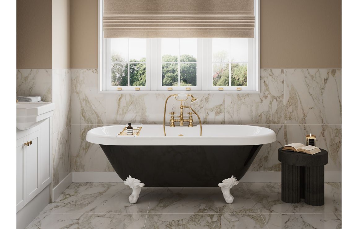 Beya 500mm Standard Basin Unit - Matt White (Grey Cab),Furniture - Image 3
