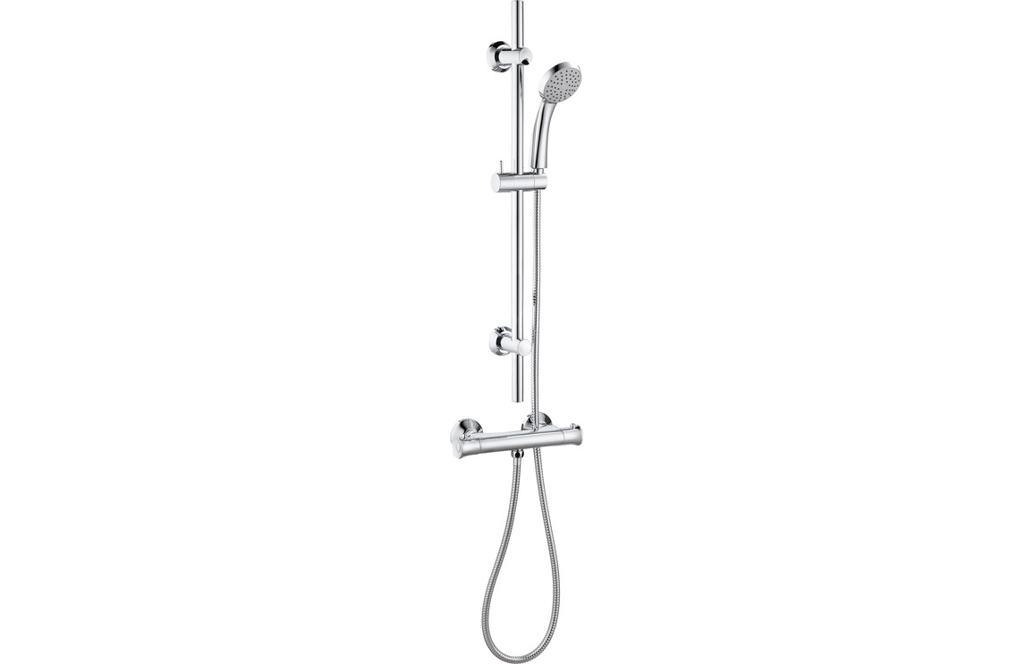 Calaion Thermostatic Bar Mixer Shower - Chrome