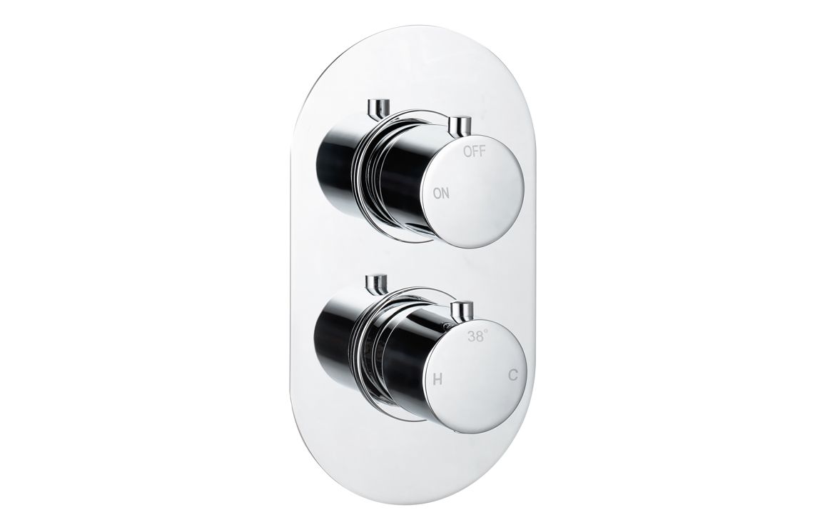 Aroras Round Shower Valve & Kit Pack 2 - Chrome - Image 2
