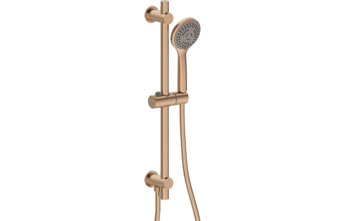 Aroras Round Shower Valve & Kit Pack 2 - Brushed Bronze - Image 3