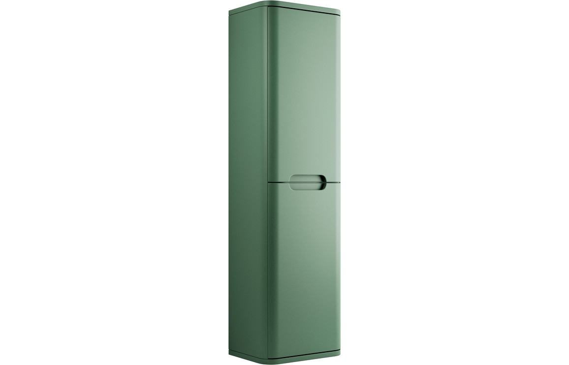 Philoise 350mm 2 Door Wall Hung Tall Unit - Matt Sage Green,Furniture