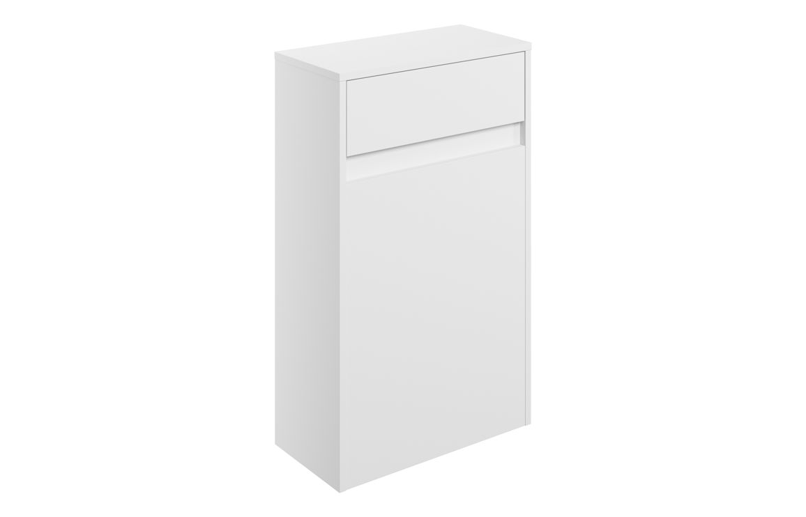 Rosaelle 500mm Floor Standing WC Unit - White Gloss,Furniture