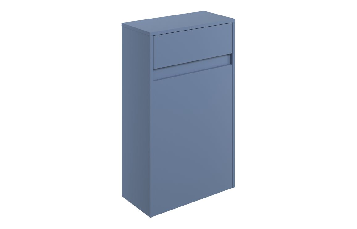 Rosaelle 500mm Floor Standing WC Unit - Matt Misty Blue,Furniture