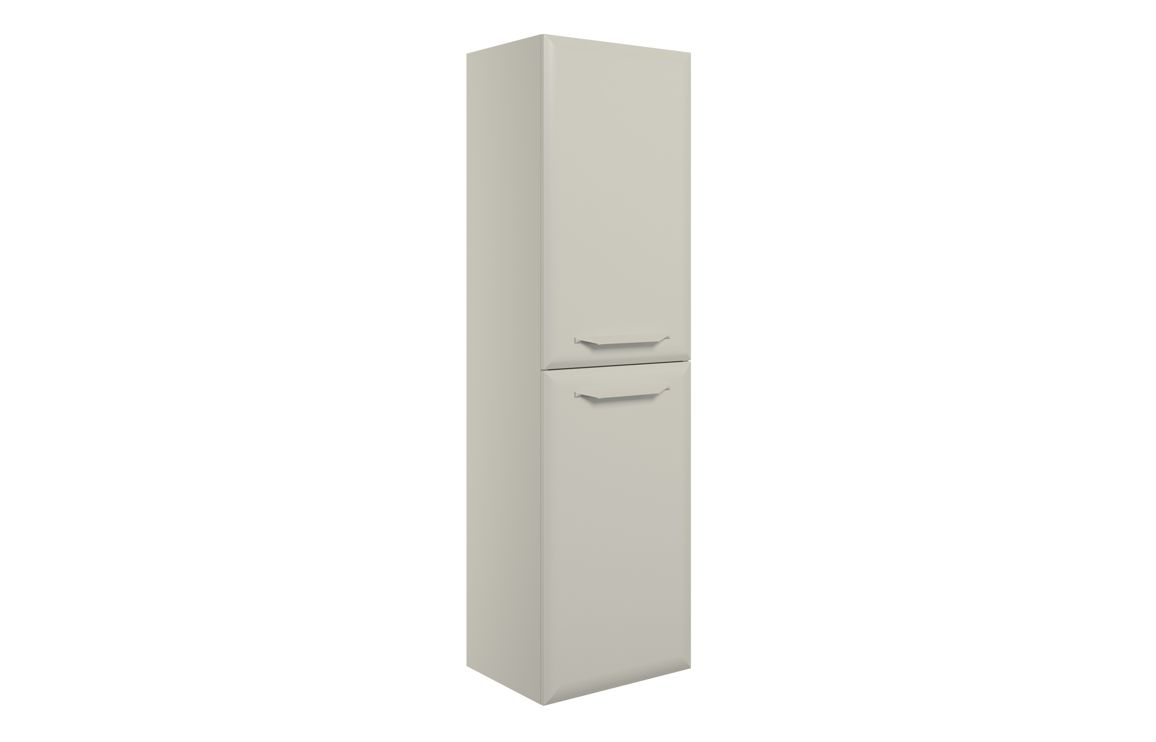 Mokala 400mm Wall Hung 2 Door Midi Boy Unit - Matt Latte,Furniture