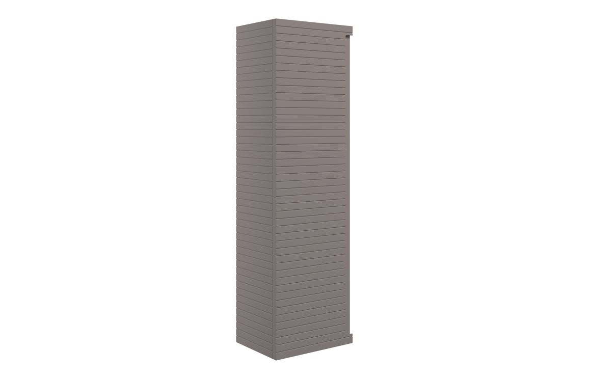 Calaelisse 350mm Wall Hung 1 Door Tall Unit - Matt Taupe,Furniture