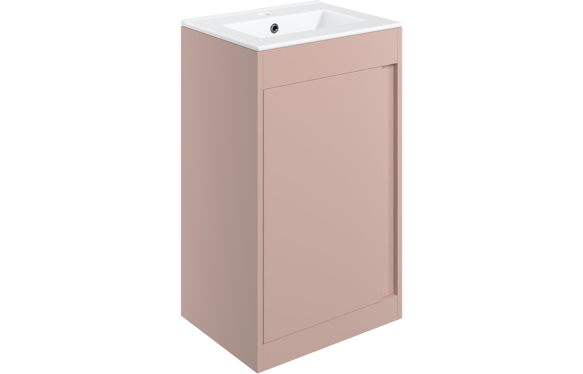Rosaelle 510mm Floor Standing Unit Inc. Basin - Matt Antique Rose,Furniture