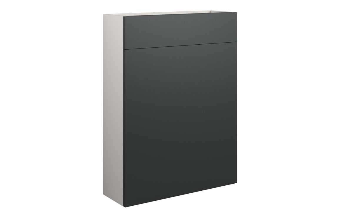 Theoden 600mm Slim WC Unit - Matt Graphite Grey (Grey Cab),Furniture