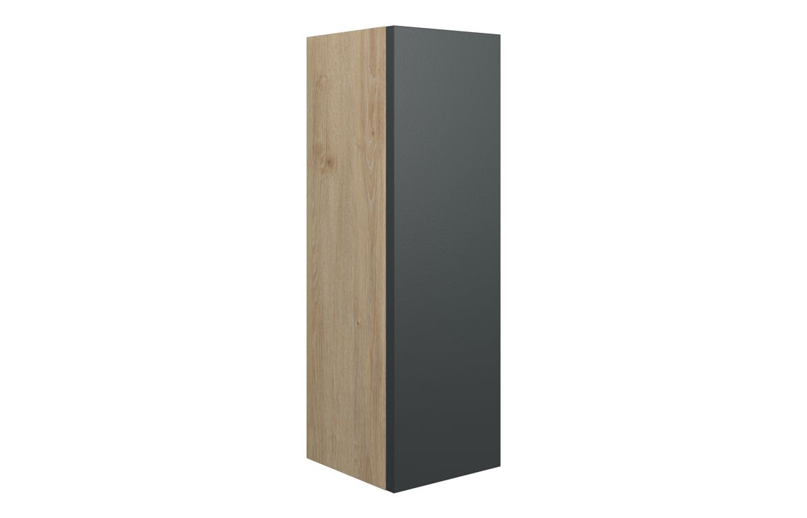 Theoden 200mm Slim Base Unit - Matt Graphite Grey (Oak Cab),Furniture