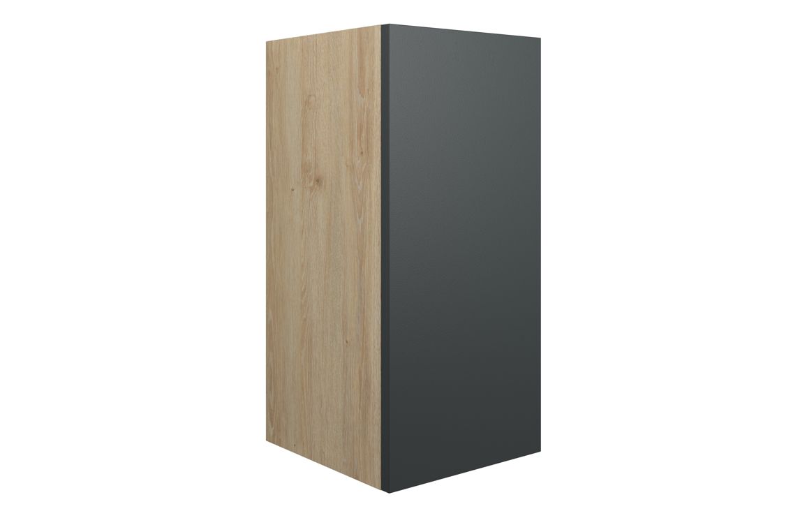 Theoden 300mm Standard Base Unit - Matt Graphite Grey (Oak Cab),Furniture