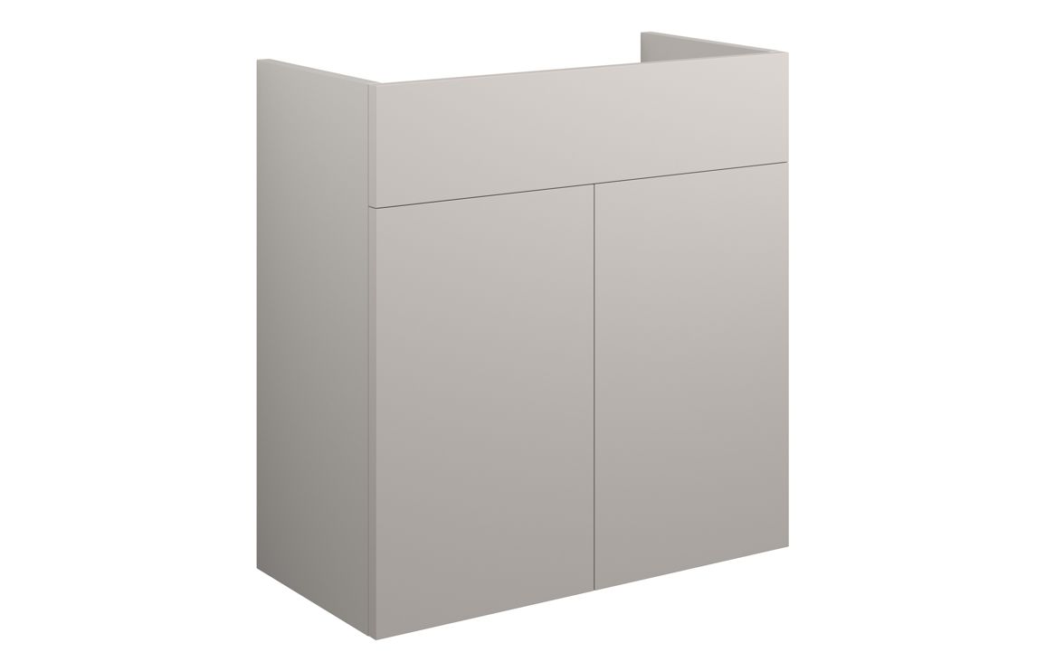 Theoden 600mm Standard Basin Unit - Matt Dove Grey (Grey Cab),Furniture