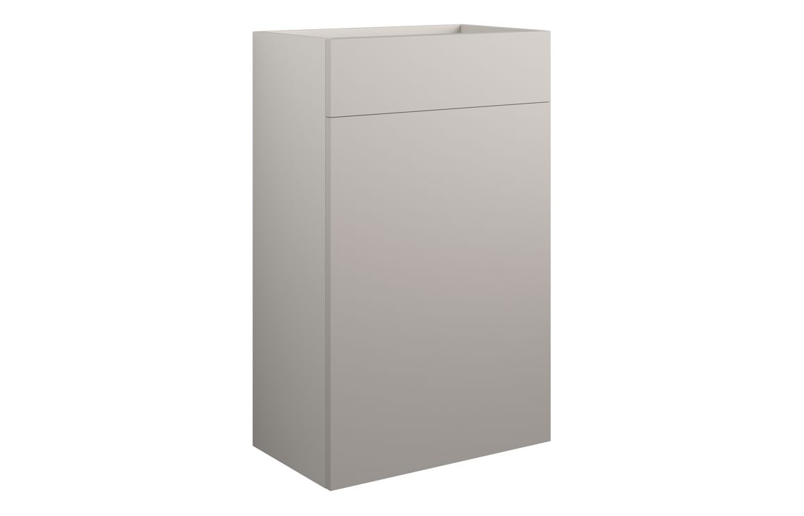 Theoden 500mm Standard WC Unit - Matt Dove Grey (Grey Cab),Furniture