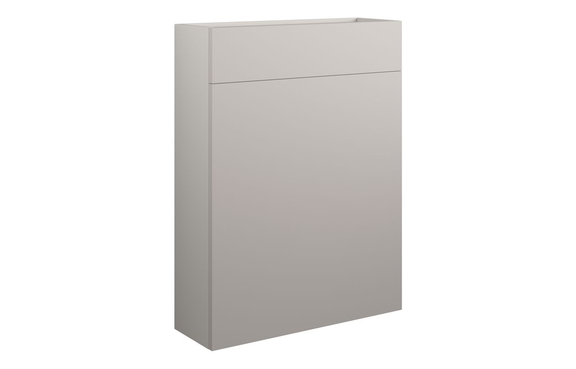 Theoden 600mm Slim WC Unit - Matt Dove Grey (Grey Cab),Furniture