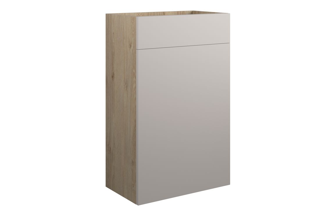 Theoden 500mm Standard WC Unit - Matt Dove Grey (Oak Cab),Furniture