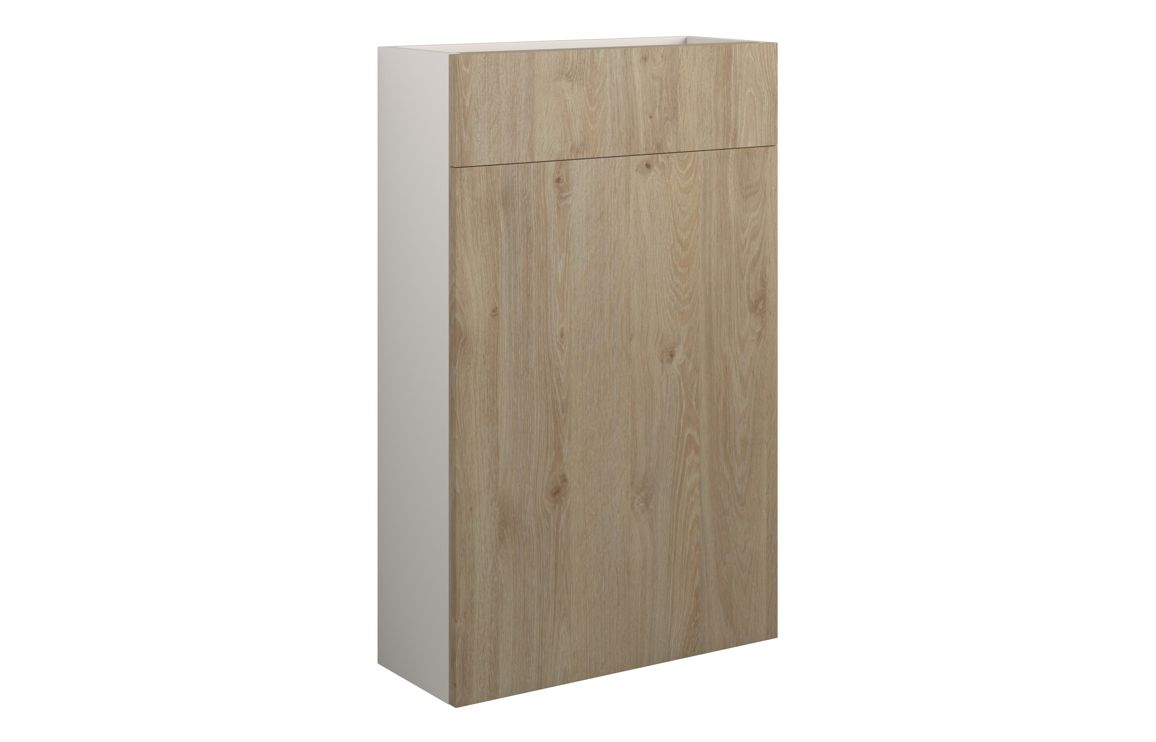 Theoden 500mm Slim WC Unit - Havana Oak (Grey Cab),Furniture