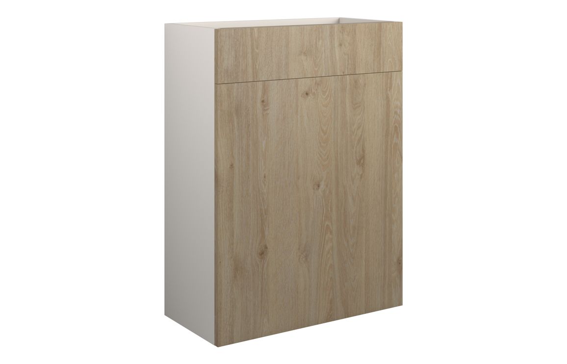 Theoden 600mm Standard WC Unit - Havana Oak (Grey Cab),Furniture
