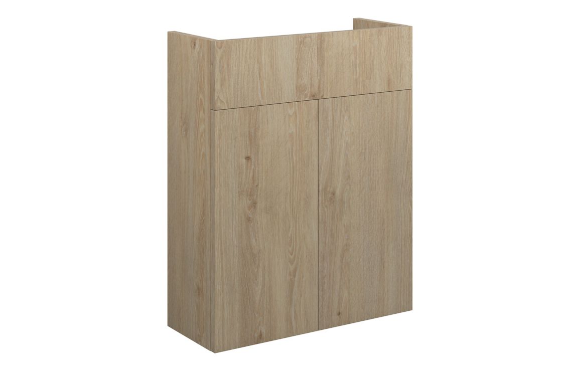 Theoden 500mm Slim Basin Unit - Havana Oak (Oak Cab),Furniture