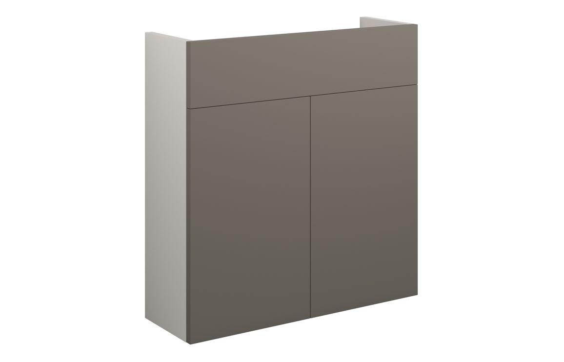 Theoden 600mm Slim Basin Unit - Matt Stone (Grey Cab),Furniture