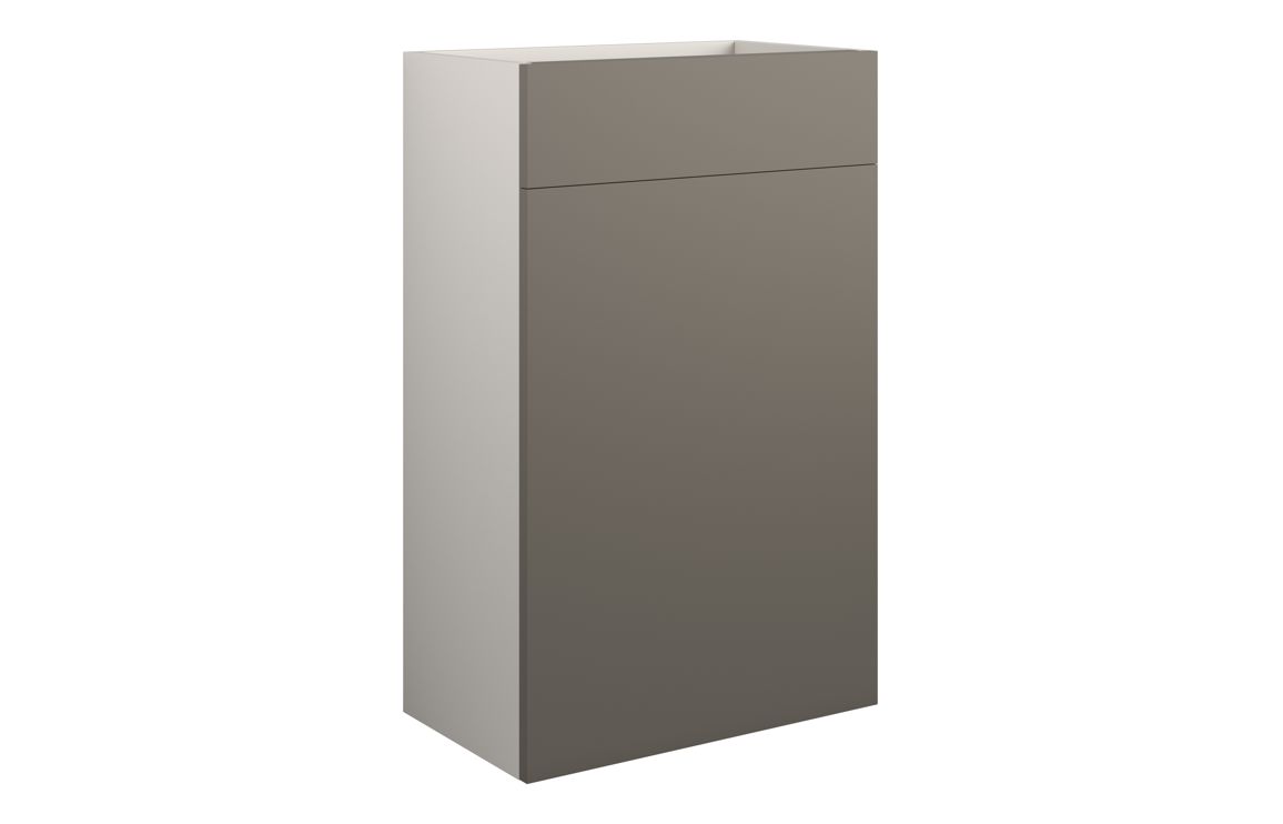 Theoden 500mm Standard WC Unit - Matt Stone (Grey Cab),Furniture