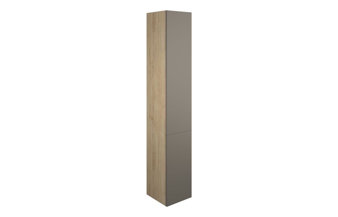 Theoden 300mm Tall Unit - Matt Stone (Oak Cab),Furniture
