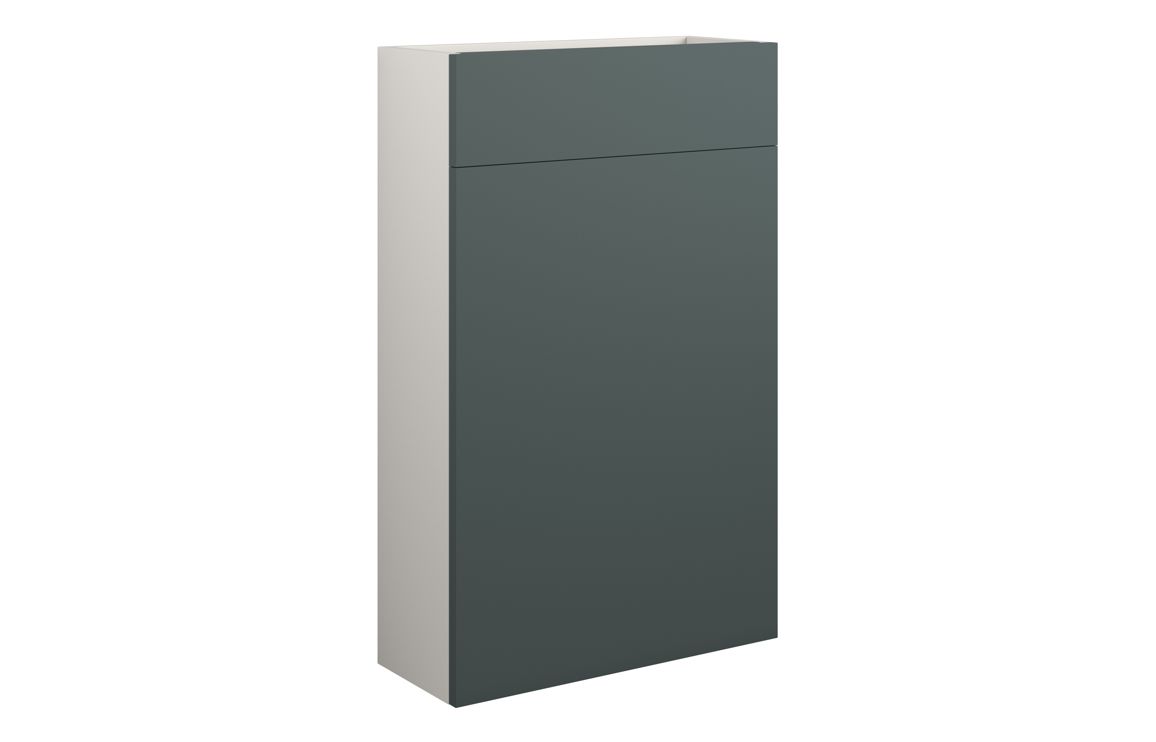 Theoden 500mm Slim WC Unit - Matt Green (Grey Cab),Furniture