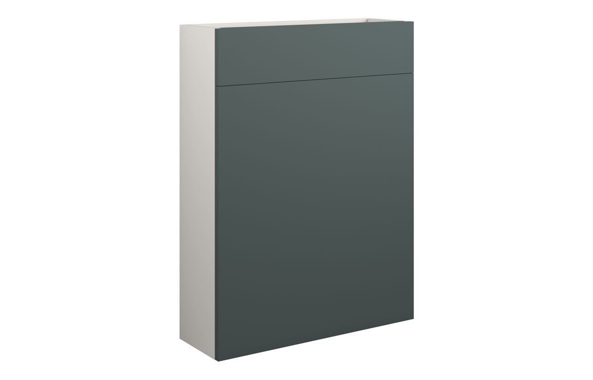 Theoden 600mm Slim WC Unit - Matt Green (Grey Cab),Furniture