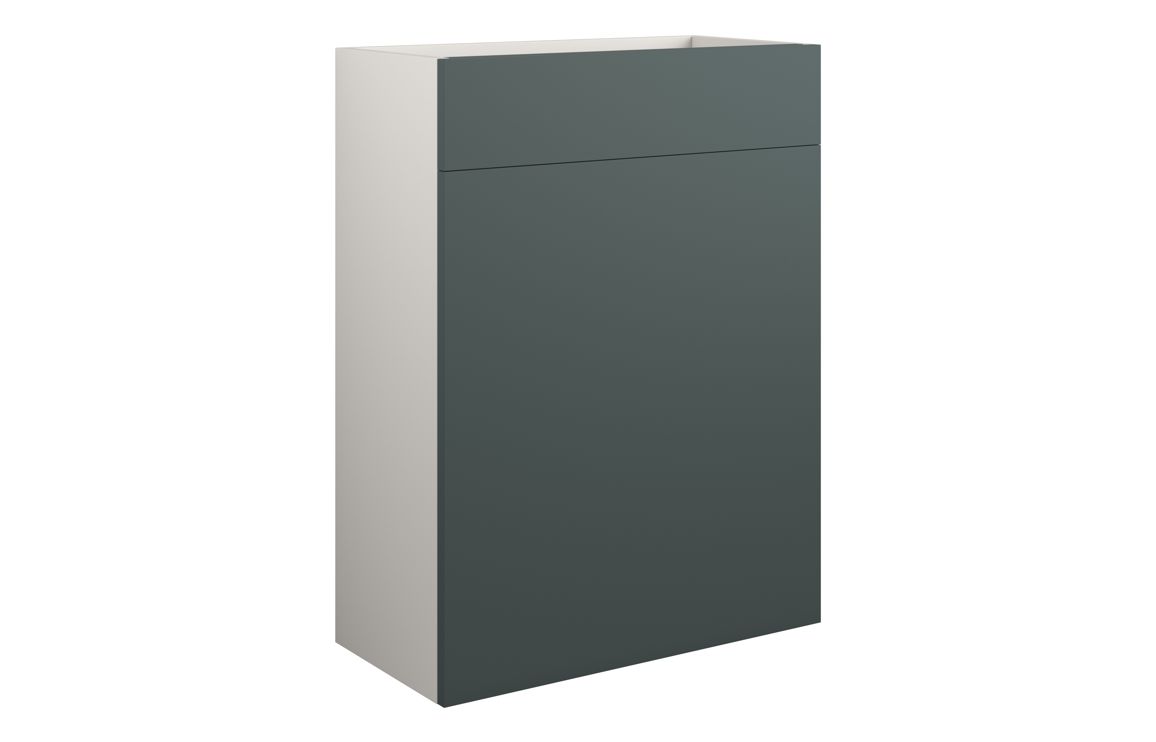 Theoden 600mm Standard WC Unit - Matt Green (Grey Cab),Furniture