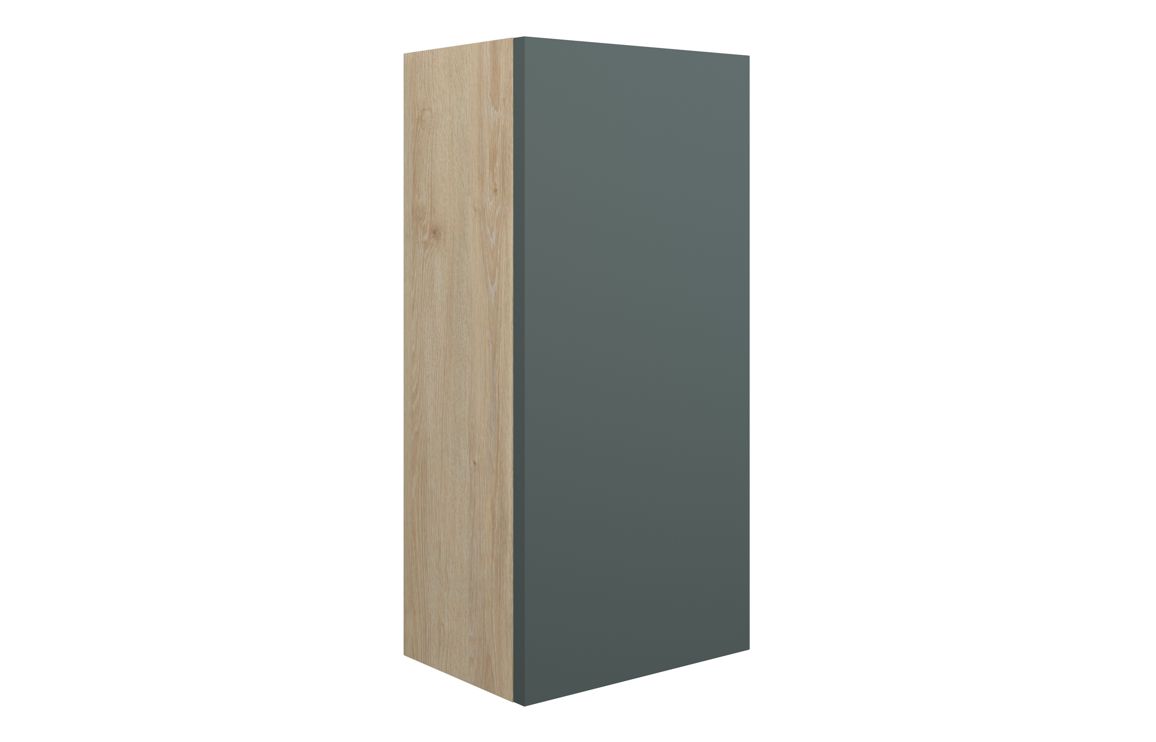 Theoden 300mm Slim Base Unit - Matt Green (Oak Cab),Furniture