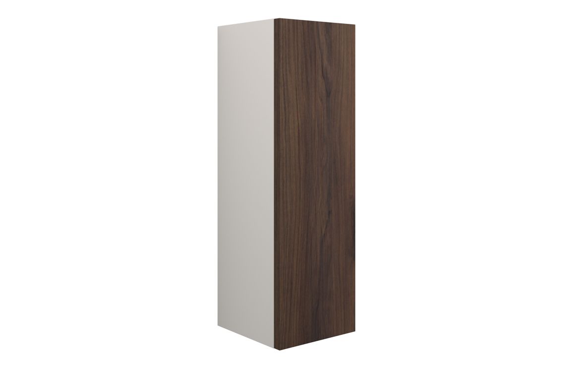Theoden 200mm Slim Base Unit - Warm Walnut (Grey Cab),Furniture