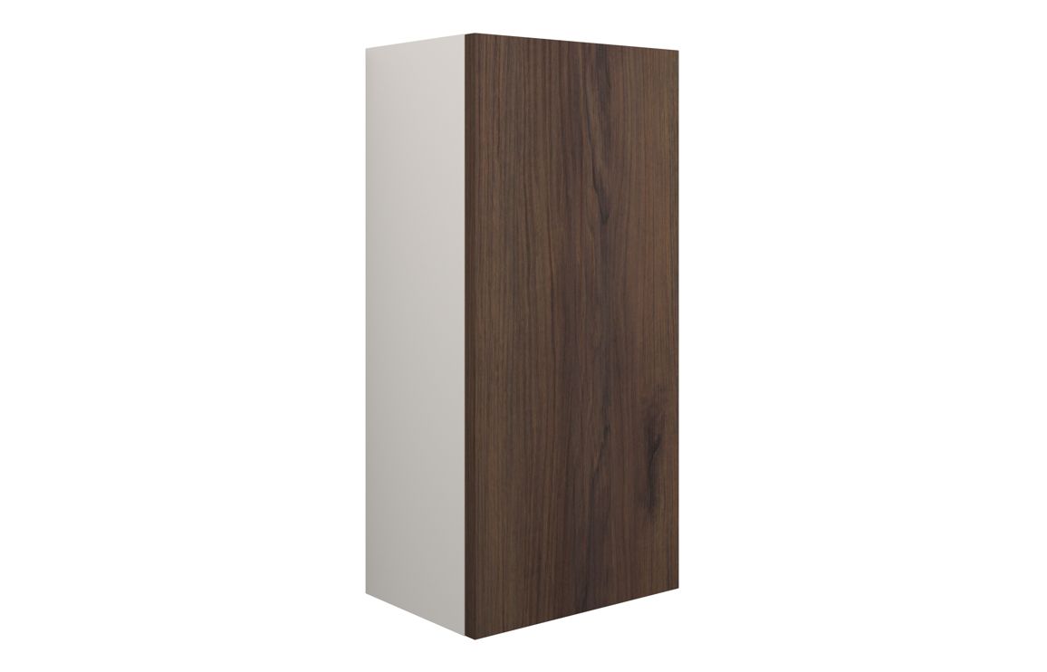 Theoden 300mm Slim Base Unit - Warm Walnut (Grey Cab),Furniture