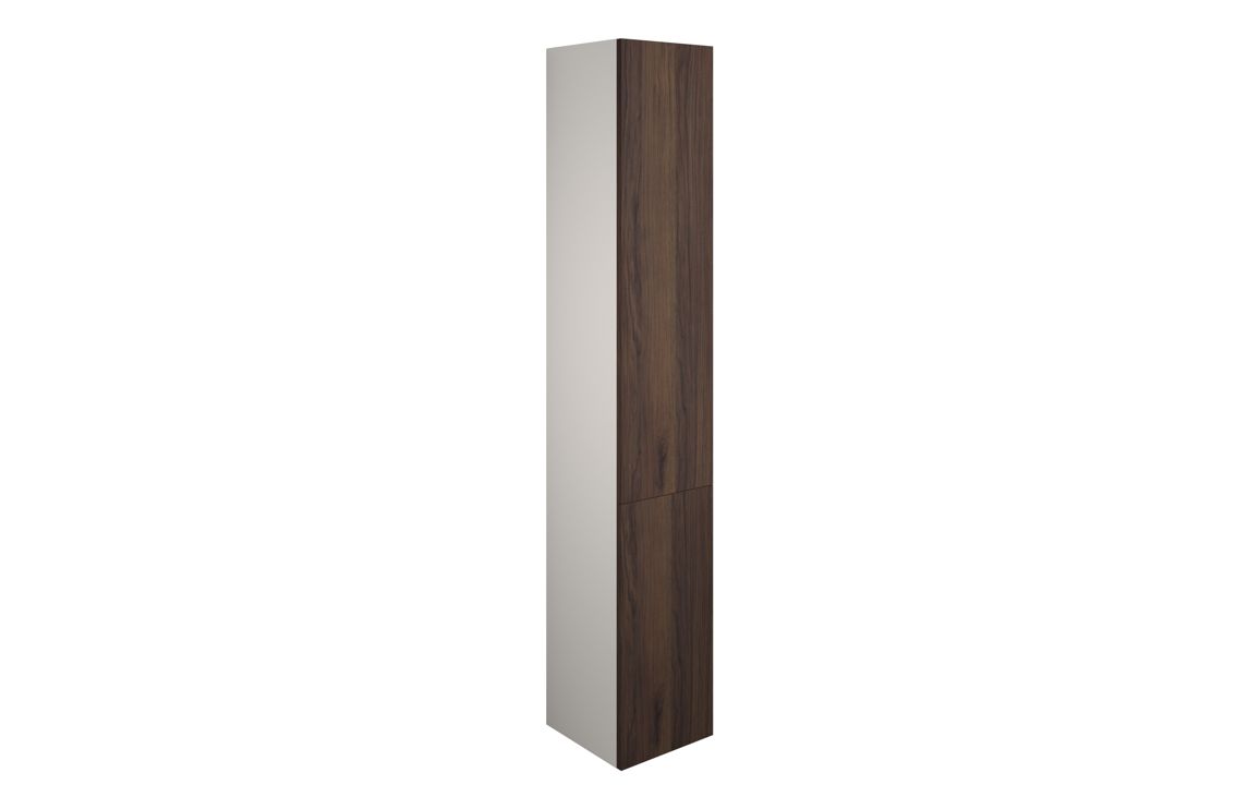 Theoden 300mm Tall Unit - Warm Walnut (Grey Cab),Furniture