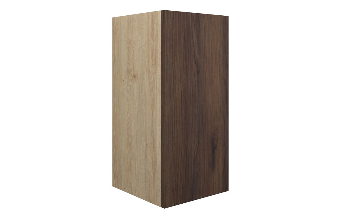 Theoden 300mm Standard Base Unit - Warm Walnut (Oak Cab),Furniture