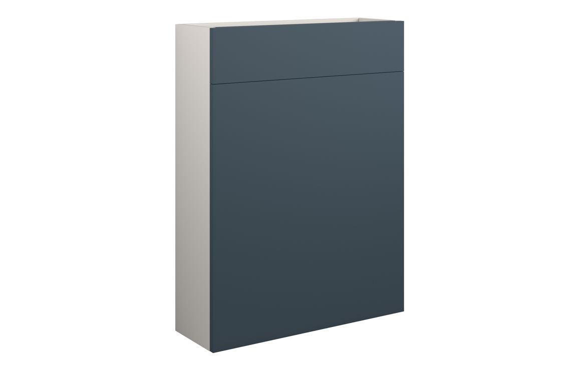 Theoden 600mm Slim WC Unit - Matt Arley Blue (Grey Cab),Furniture