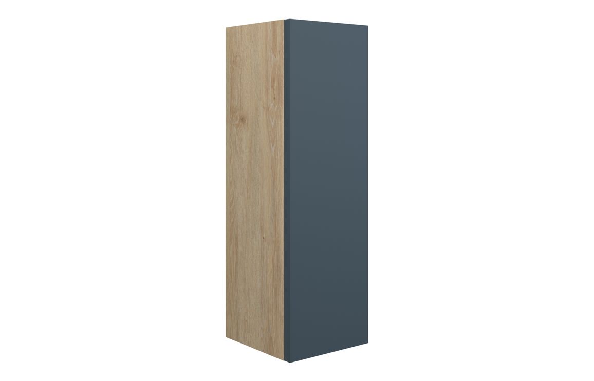 Theoden 200mm Slim Base Unit - Matt Arley Blue (Oak Cab),Furniture