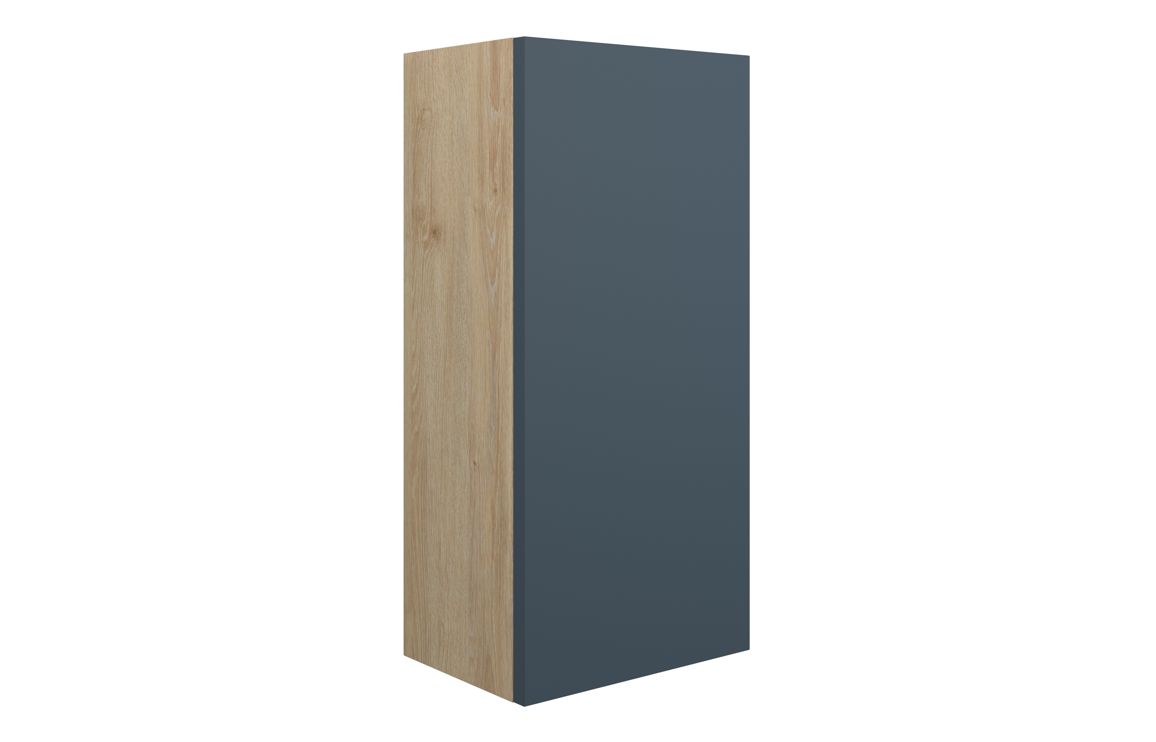 Theoden 300mm Slim Base Unit - Matt Arley Blue (Oak Cab),Furniture