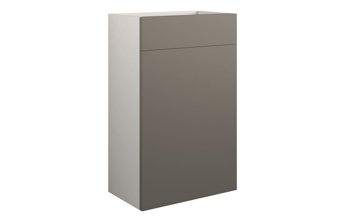 Maycarees 500mm Standard WC Unit - Matt Stone (Grey Cab),Furniture
