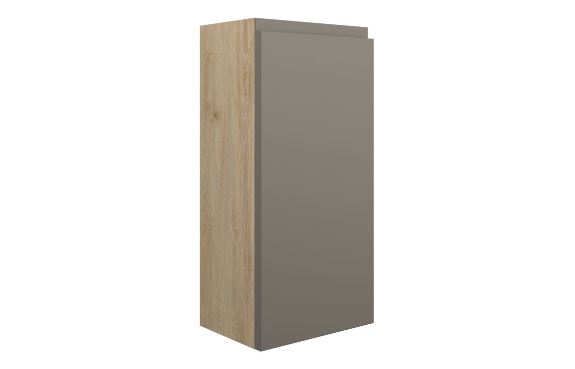 Maycarees 300mm Slim Base Unit - Matt Stone (Oak Cab),Furniture