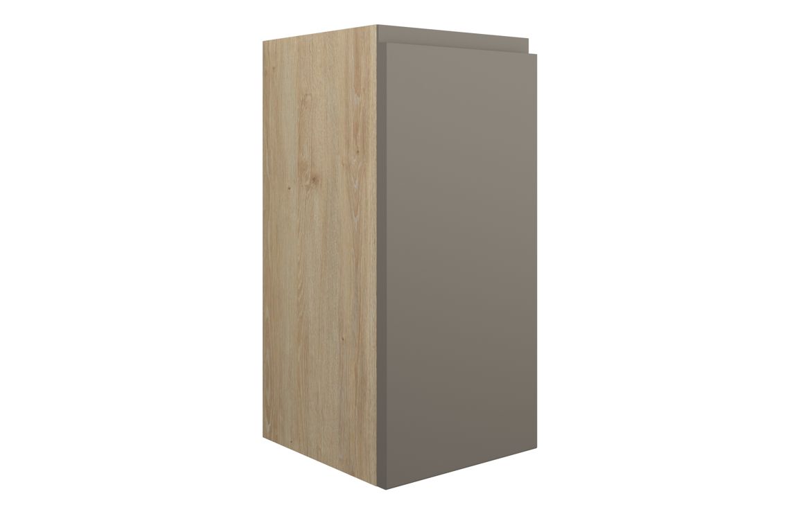 Maycarees 300mm Standard Base Unit - Matt Stone (Oak Cab),Furniture