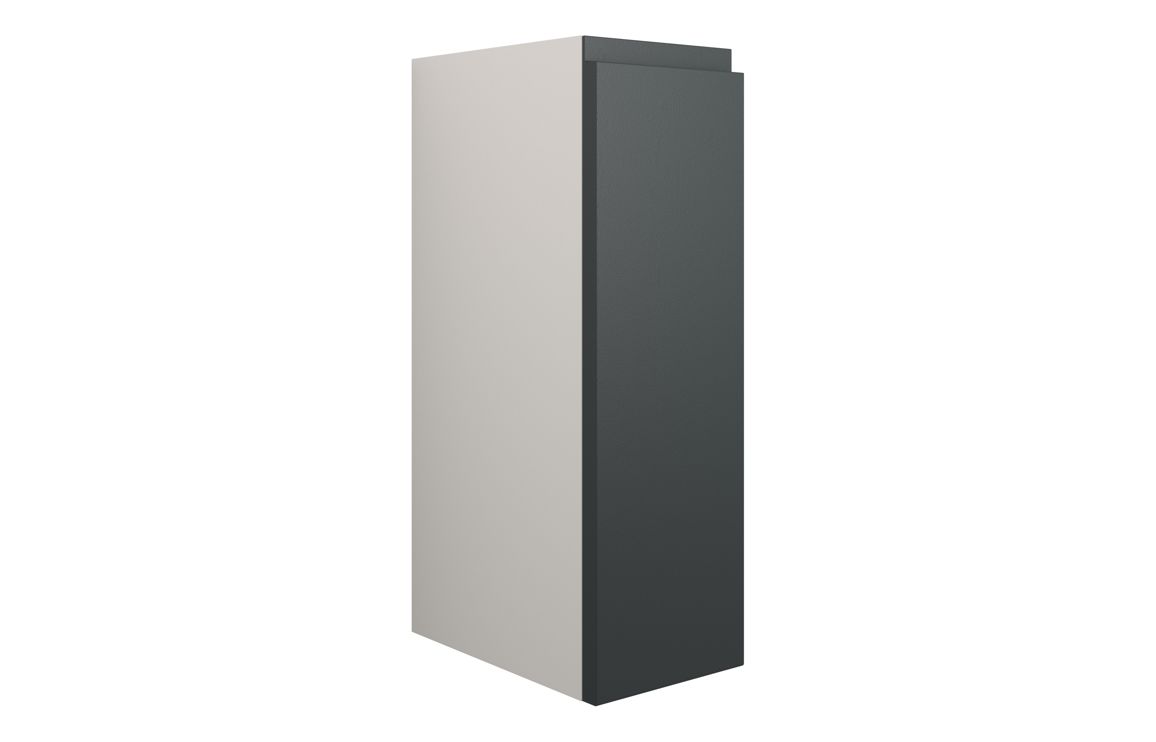 Maycarees 200mm Standard Toilet Roll Unit - Matt Graphite Grey (Grey Cab),Furniture