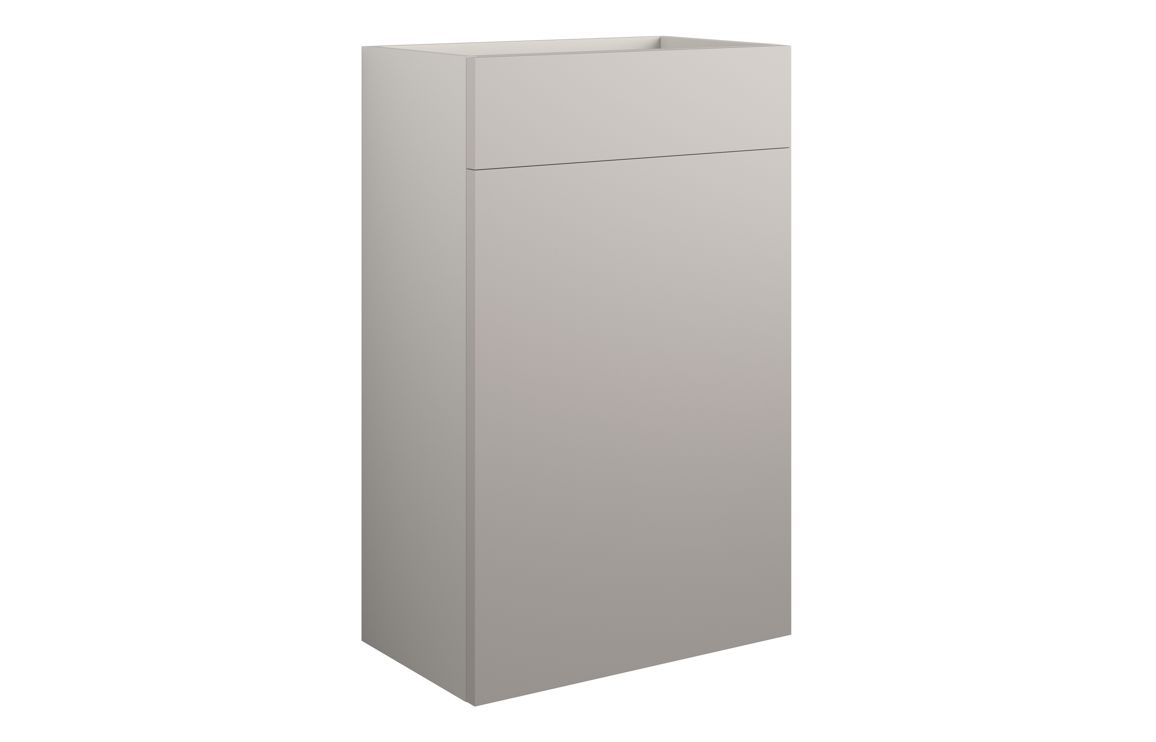 Maycarees 500mm Standard WC Unit - Matt Dove Grey (Grey Cab),Furniture