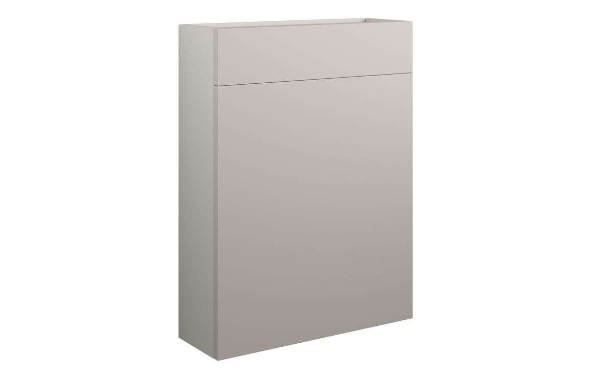 Maycarees 600mm Slim WC Unit - Matt Dove Grey (Grey Cab),Furniture