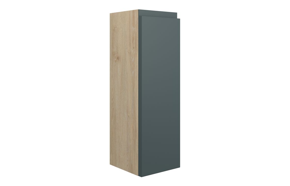 Maycarees 200mm Slim Base Unit - Matt Green Camo (Oak Cab),Furniture